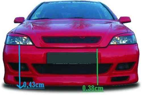 BUMPER OPEL ASTRA G FRONT
