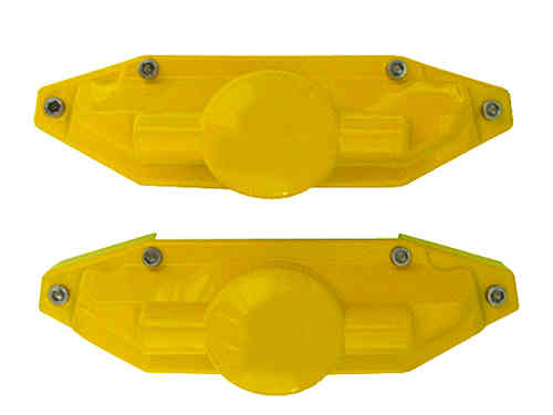 CLAMPS KIT REAR COVER. (2 UDS) YELLOW